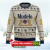 cerveza modelo ugly christmas sweater 1