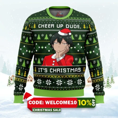 cheer up dude my teen romantic comedy snafu ugly christmas sweater 1
