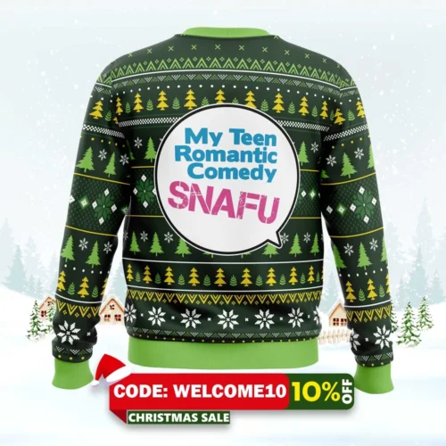 cheer up dude my teen romantic comedy snafu ugly christmas sweater 2