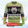 chibi christmas gyomei himejima demon slayer ugly christmas sweater 1