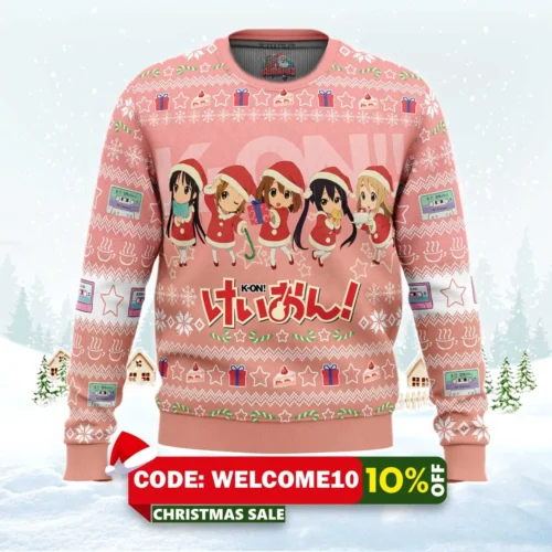 chibi christmas k on! ugly christmas sweater 1