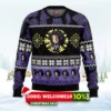 chibi christmas kokushibo ugly christmas sweater 1