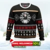 chibi christmas muzan kibutsuji ugly christmas sweater 1