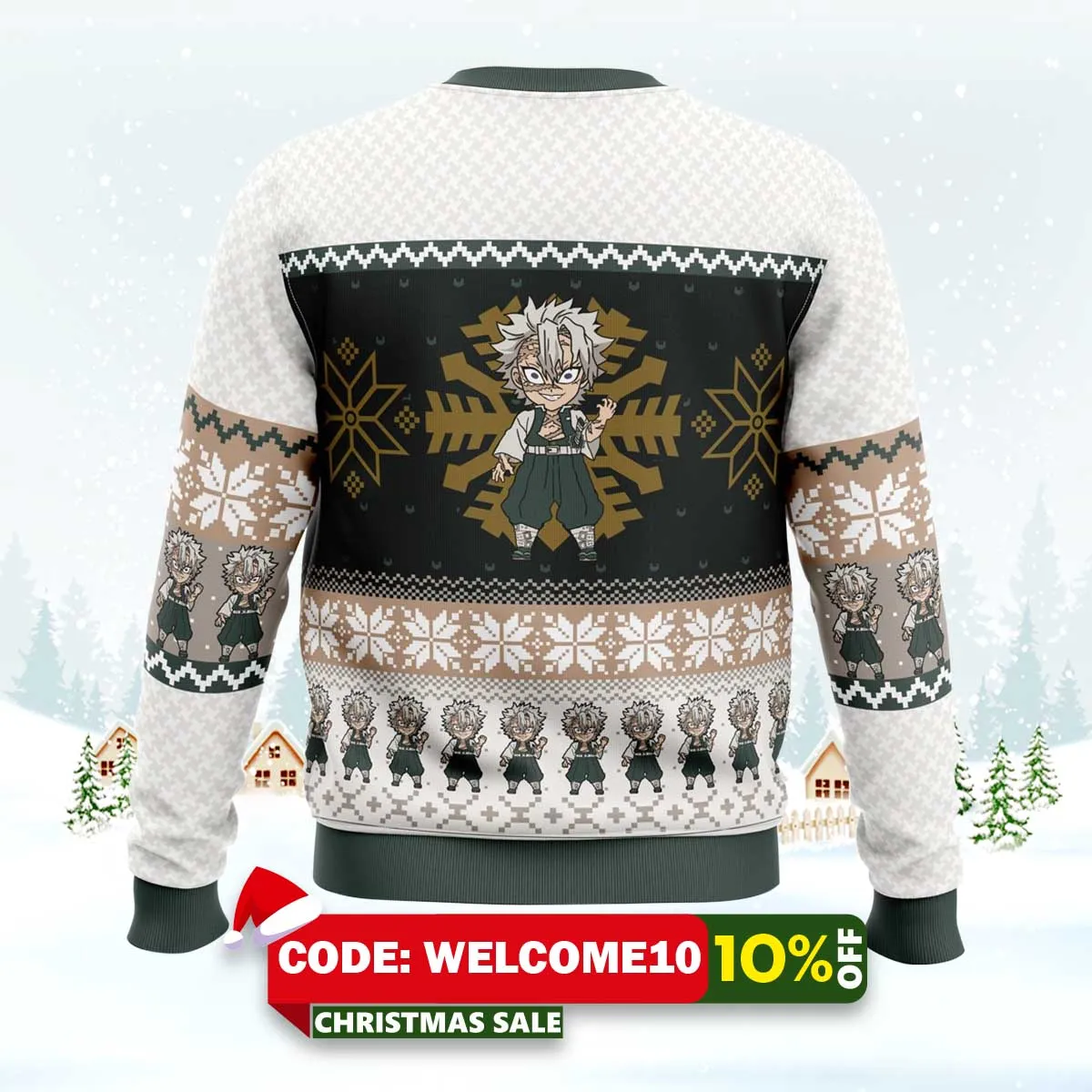 chibi christmas sanemi shinazugawa ugly christmas sweater 2 chibi christmas sanemi shinazugawa ugly christmas sweater 2