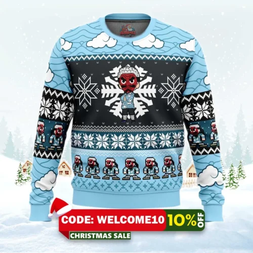 chibi christmas urokodaki sakonji ugly christmas sweater 1