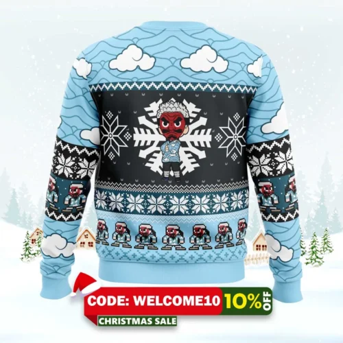 Chibi Christmas Urokodaki Sakonji Ugly Christmas Sweater 1 chibi christmas urokodaki sakonji ugly christmas sweater 2