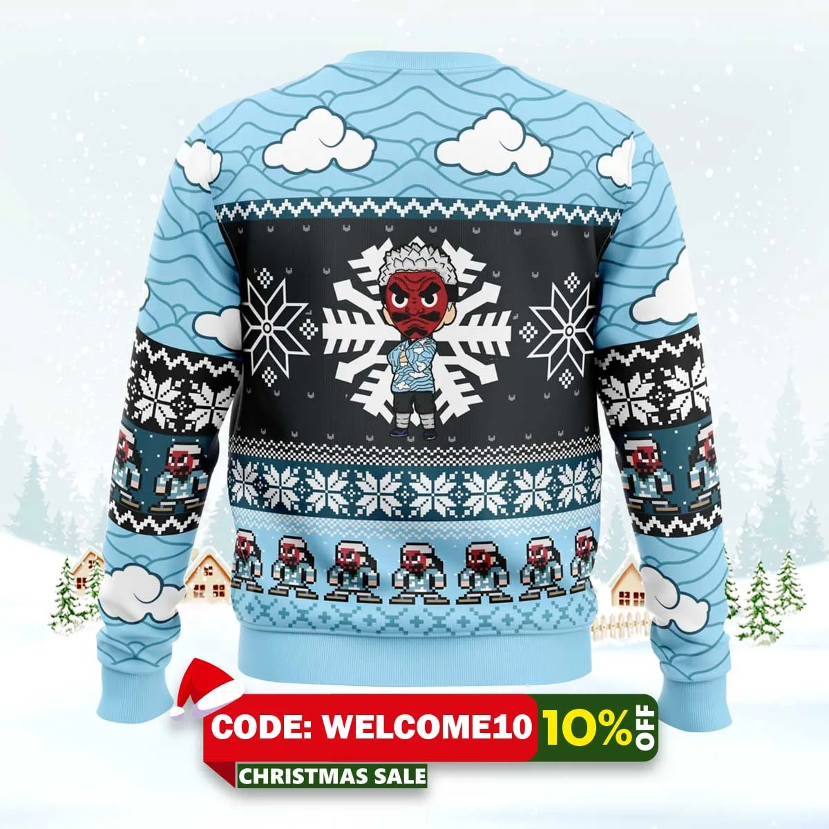 chibi christmas urokodaki sakonji ugly christmas sweater 2 chibi christmas urokodaki sakonji ugly christmas sweater 2