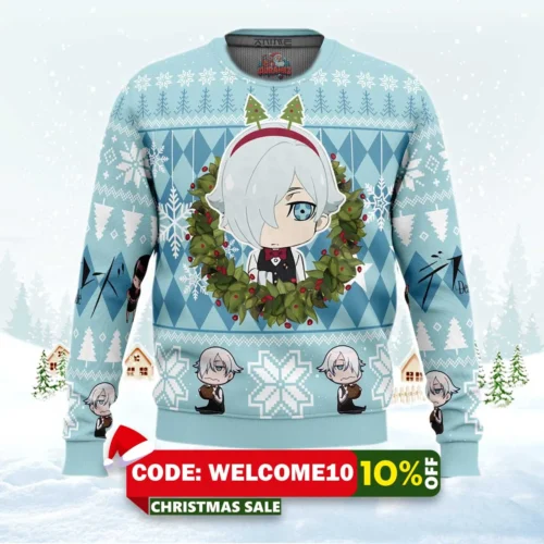 chibi decim christmas ugly christmas sweater 1