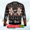 chibi toji fushiguro jujutsu kaisen ugly christmas sweater 1