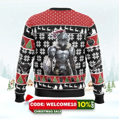 christmas adventurer goblin slayer ugly christmas sweater 2