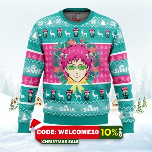 christmas at school saiki kusuo no psi nan ugly christmas sweater 1