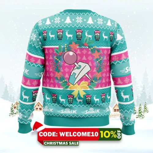 christmas at school saiki kusuo no psi nan ugly christmas sweater 2