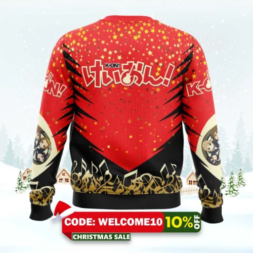 christmas band k on! ugly christmas sweater 2