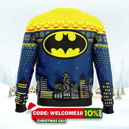 christmas batman dc ugly christmas sweater 2