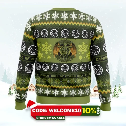 Christmas Call Of Cthulu Board Games Ugly Christmas Sweater 1 christmas call of cthulu board games ugly christmas sweater 2