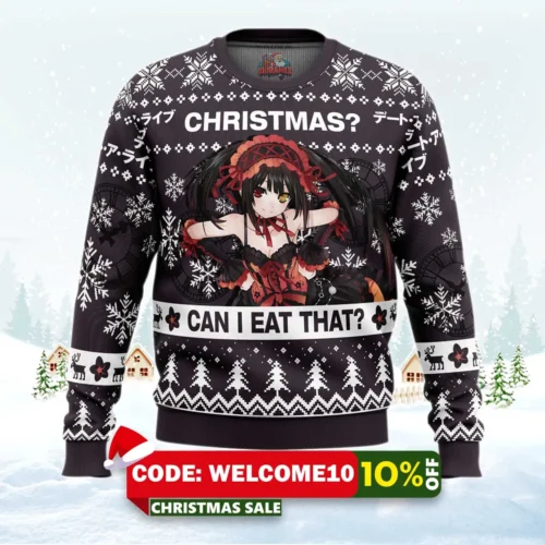 christmas can i eat that date a live ugly christmas sweater 1