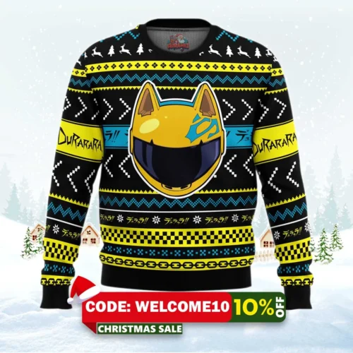 christmas celty durarara ugly christmas sweater 1