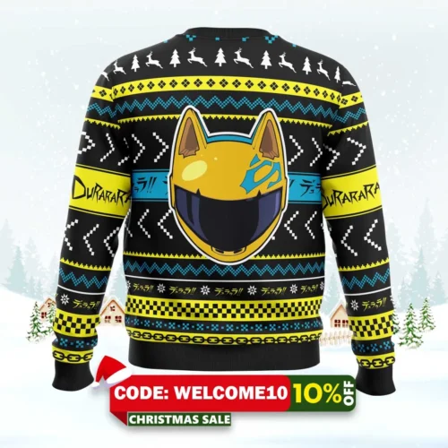 Christmas Celty Durarara Ugly Christmas Sweater 1 christmas celty durarara ugly christmas sweater 2