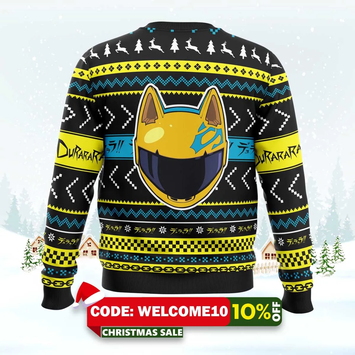 christmas celty durarara ugly christmas sweater 2 christmas celty durarara ugly christmas sweater 2