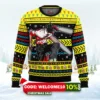 christmas chainsaw man chainsaw man ugly christmas sweater 1