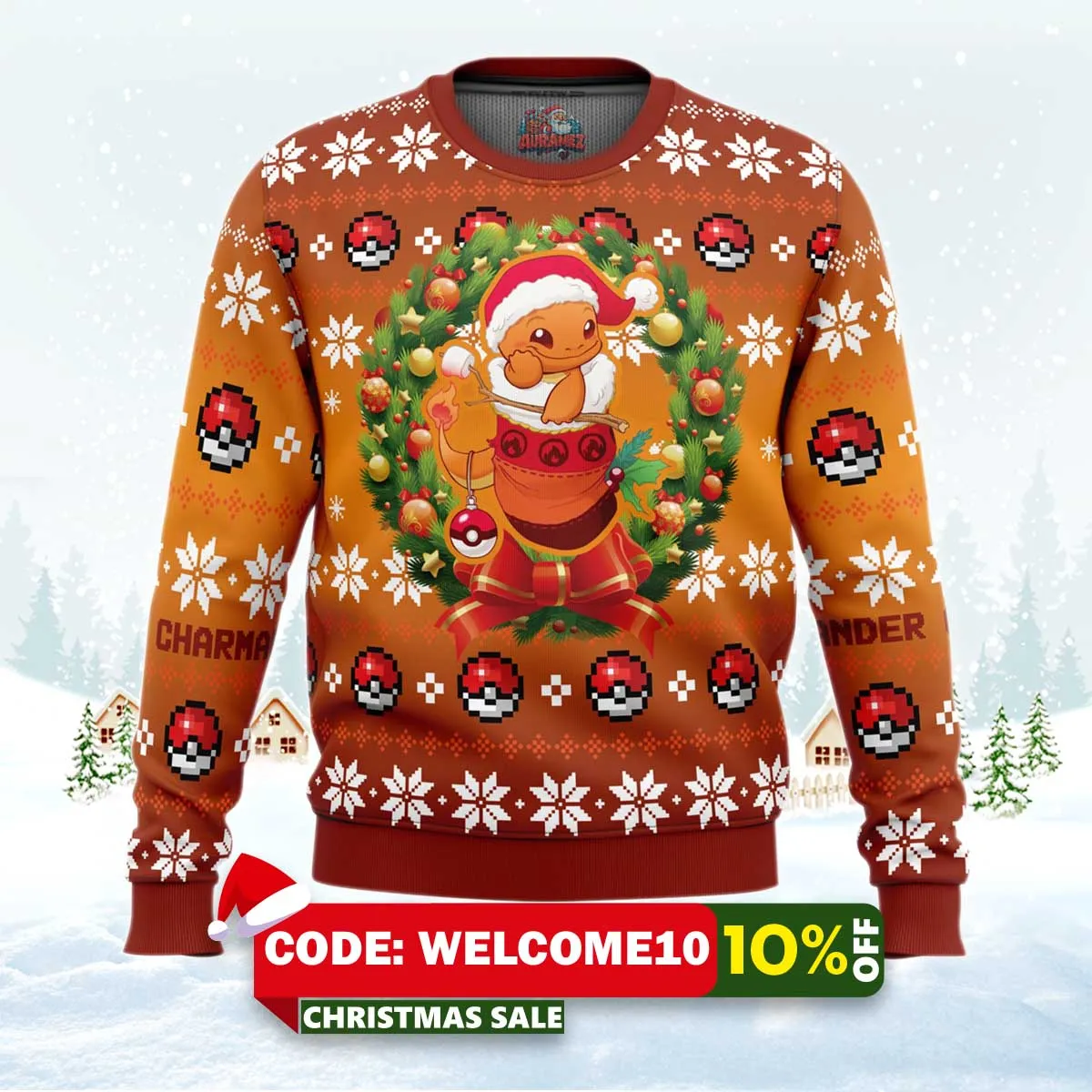 christmas charmander pokemon ugly christmas sweater 1 christmas charmander pokemon ugly christmas sweater 1