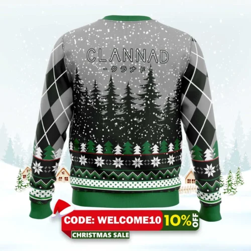 Christmas Couple Clannad Ugly Christmas Sweater 1 christmas couple clannad ugly christmas sweater 2