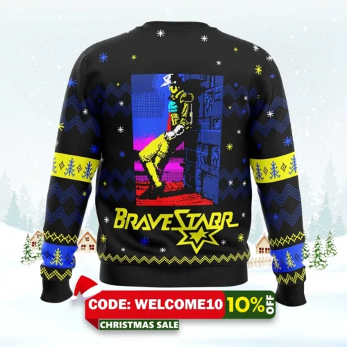 christmas cowboy bravestarr ugly christmas sweater 2