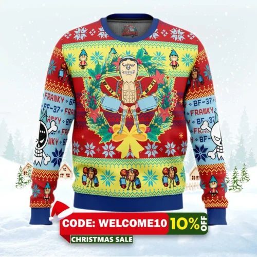 christmas franky one piece ugly christmas sweater 1