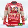 christmas girls toradora! ugly christmas sweater 1