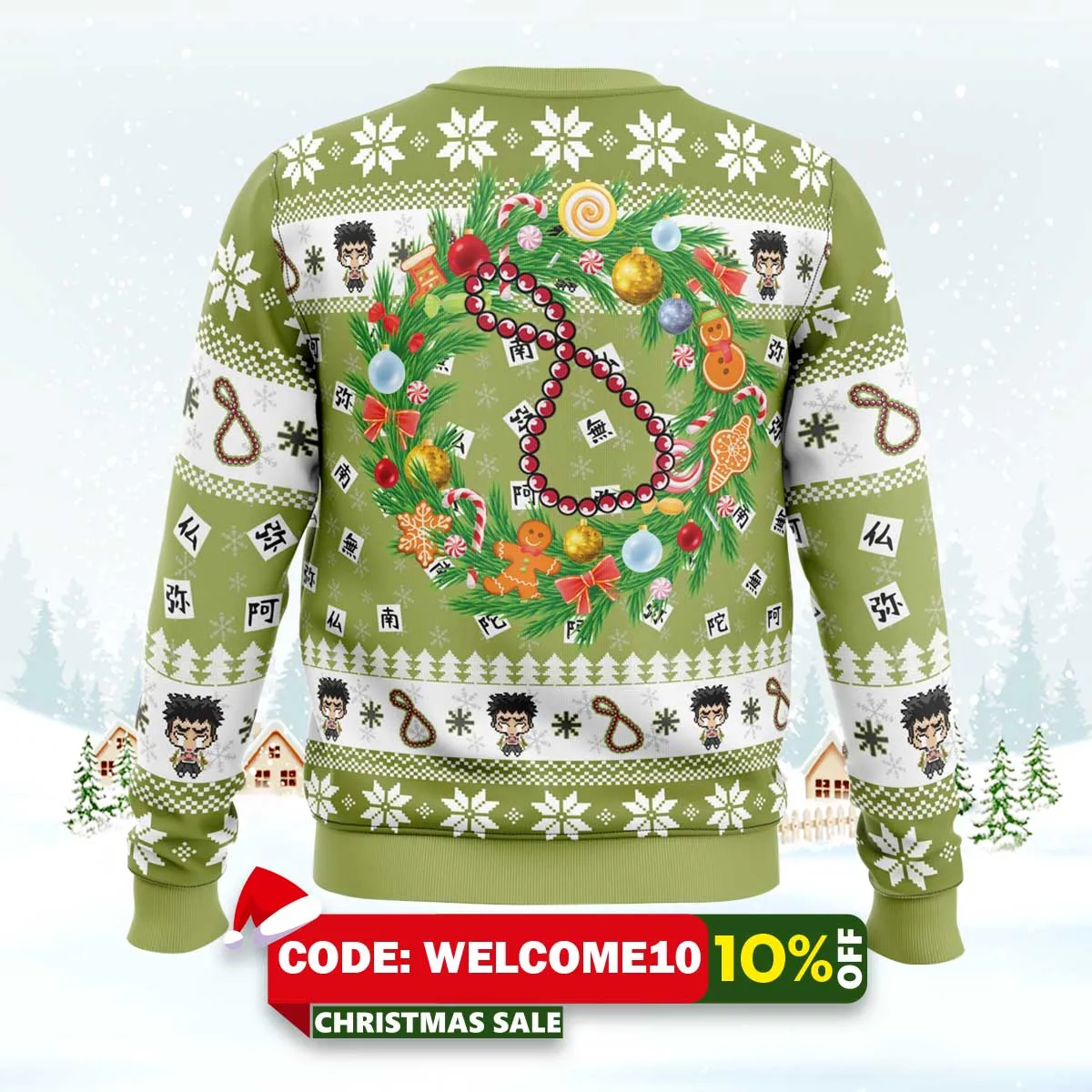 christmas gyomei himejema demon slayer ugly christmas sweater 2 christmas gyomei himejema demon slayer ugly christmas sweater 2