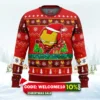 christmas iron man chibi marvel comics ugly christmas sweater 1