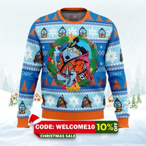 christmas jinbe one piece ugly christmas sweater 1