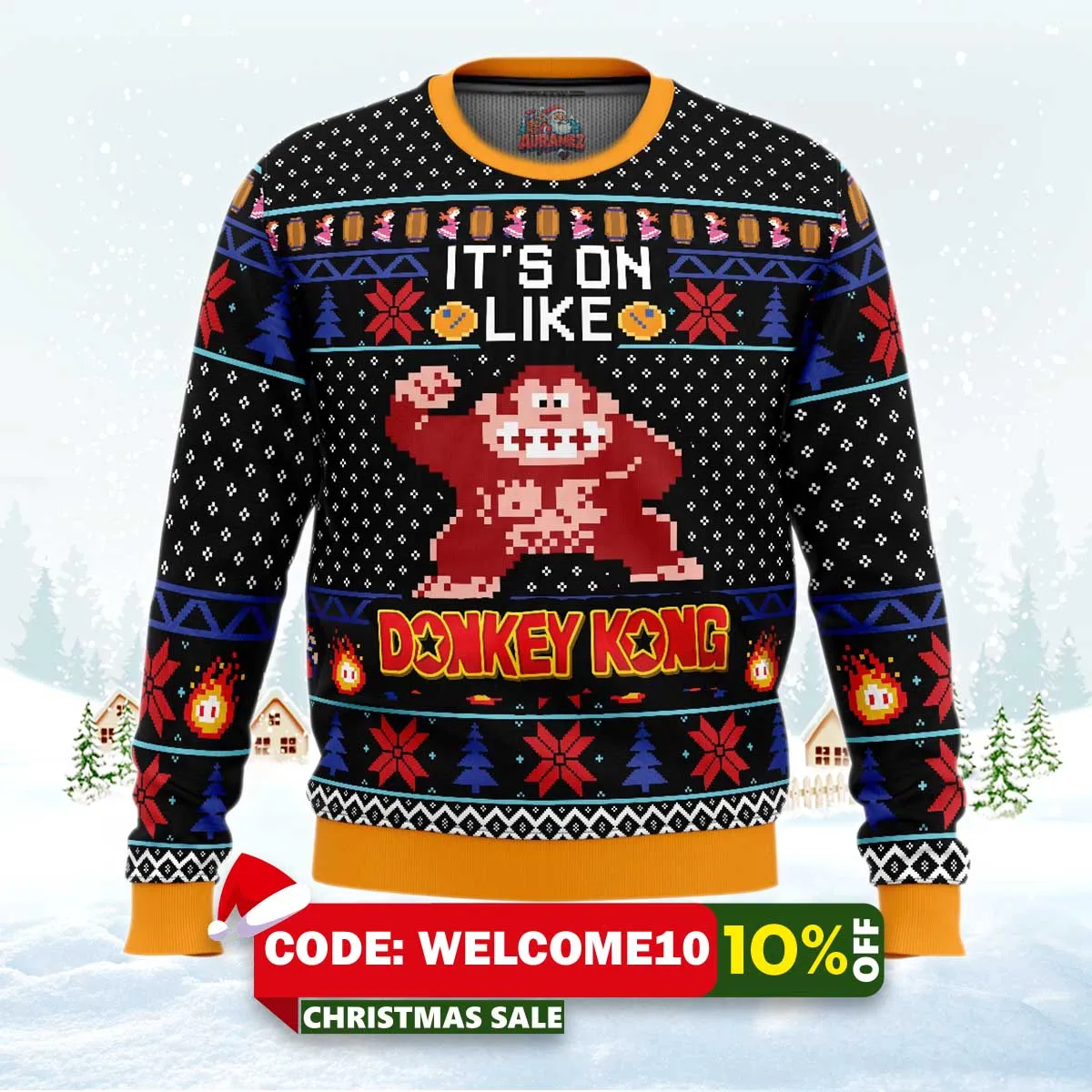 christmas kong donkey kong ugly christmas sweater 1 christmas kong donkey kong ugly christmas sweater 1