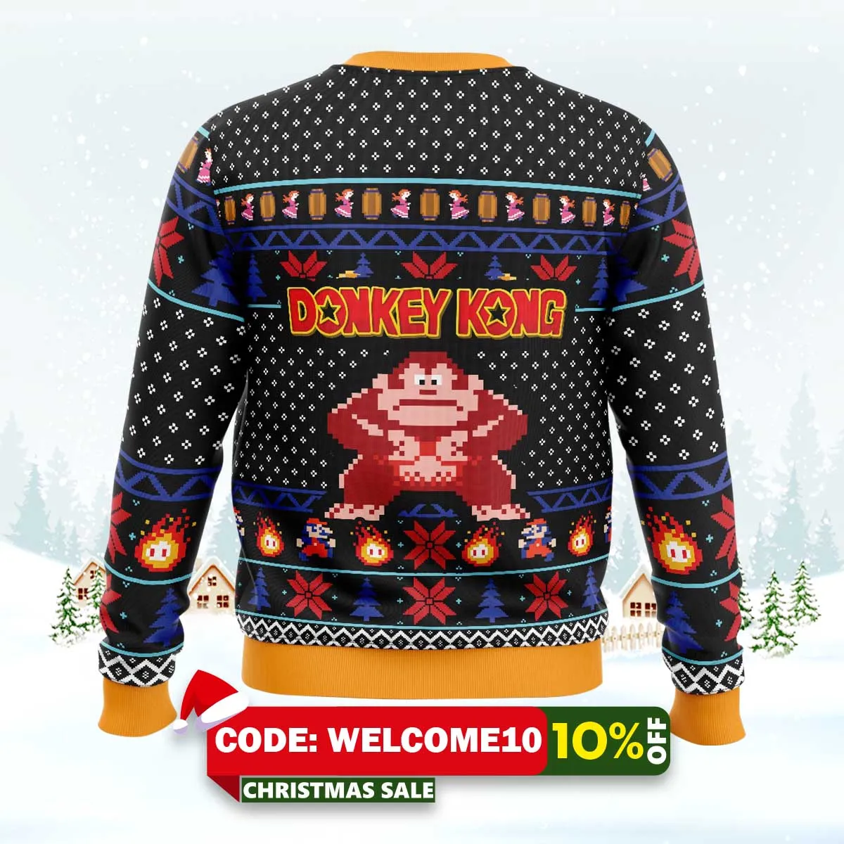 christmas kong donkey kong ugly christmas sweater 2 christmas kong donkey kong ugly christmas sweater 2