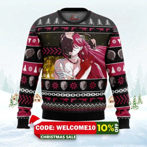 christmas lucy elfed lied ugly christmas sweater 1
