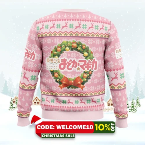 christmas magic puella magi madoka magica ugly christmas sweater 2