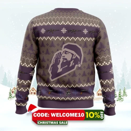 christmas metal gear solid ugly christmas sweater 2