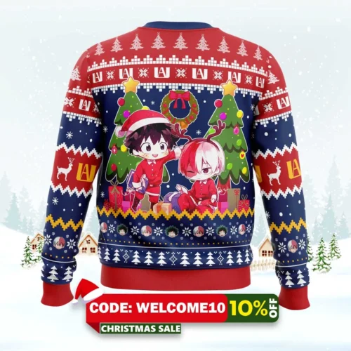 Christmas Midorya Shoto Mha Ugly Christmas Sweater 1 christmas midorya shoto mha ugly christmas sweater 2