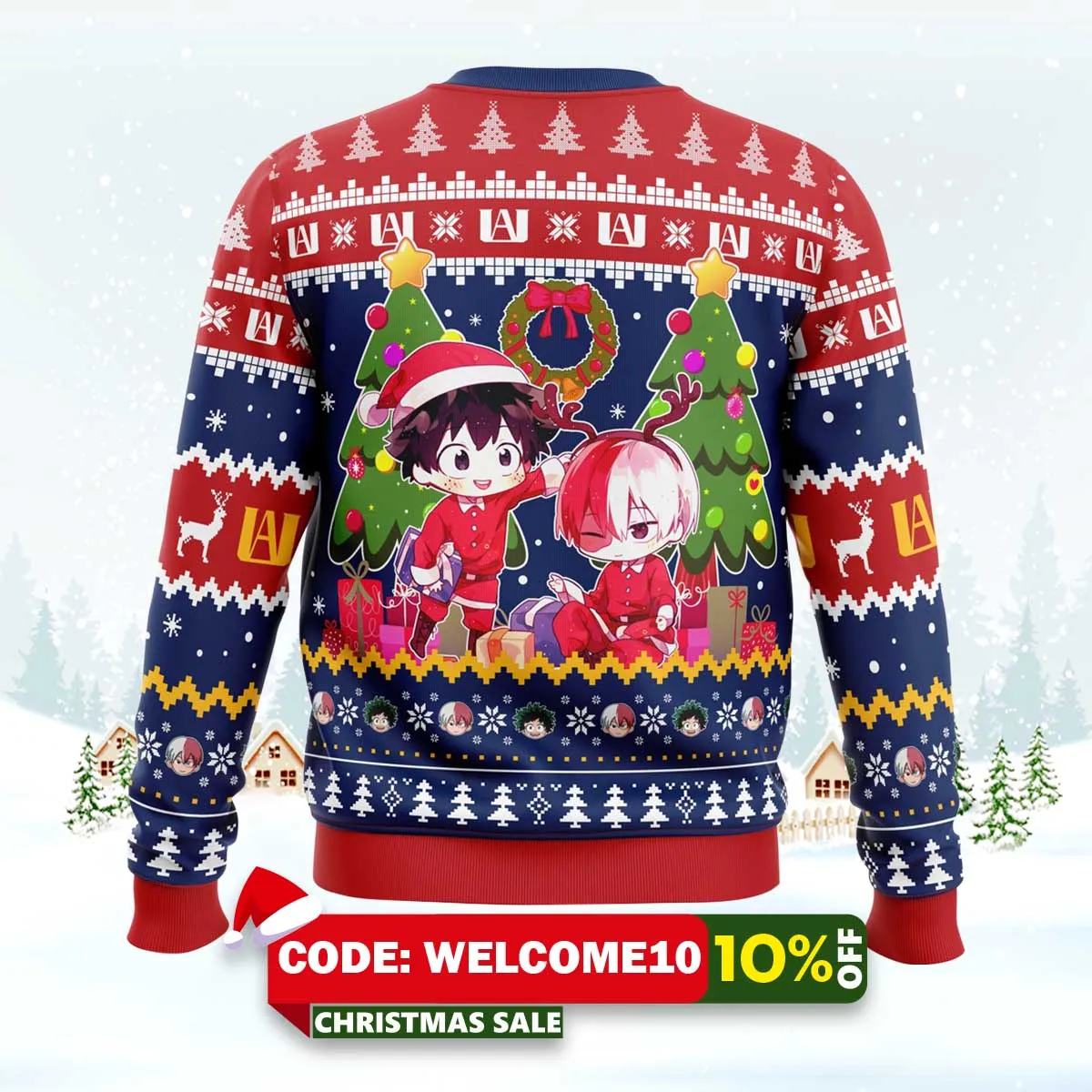 christmas midorya shoto mha ugly christmas sweater 2 christmas midorya shoto mha ugly christmas sweater 2