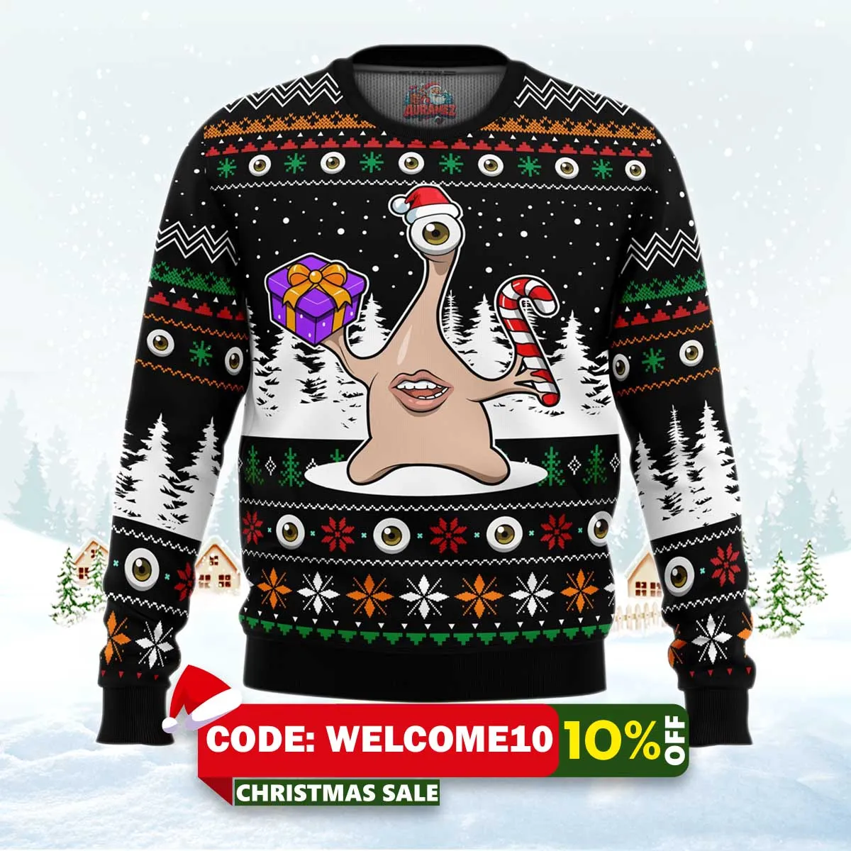 christmas migi parasyte ugly christmas sweater 1 christmas migi parasyte ugly christmas sweater 1