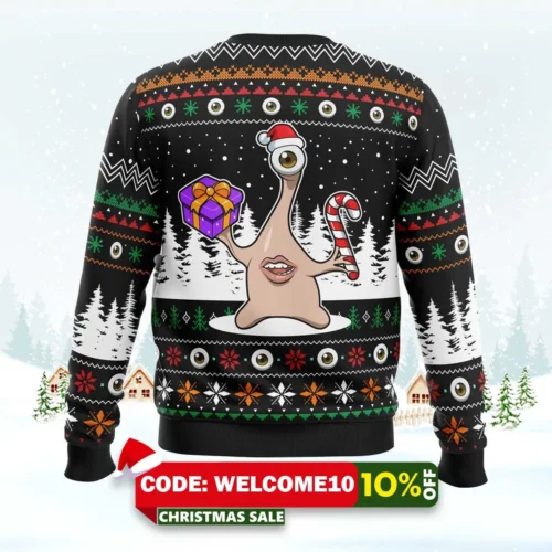 Christmas Migi Parasyte Ugly Christmas Sweater 1 christmas migi parasyte ugly christmas sweater 2
