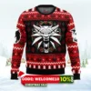 christmas monster the witcher ugly christmas sweater 1