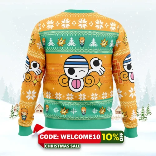 christmas nami one piece ugly christmas sweater 2