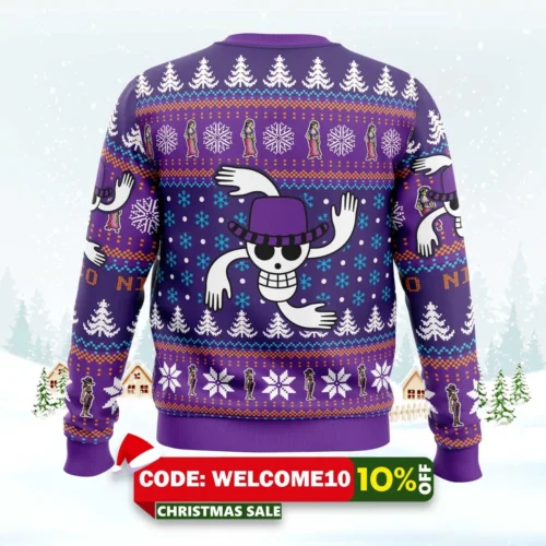 christmas nico one piece ugly christmas sweater 2