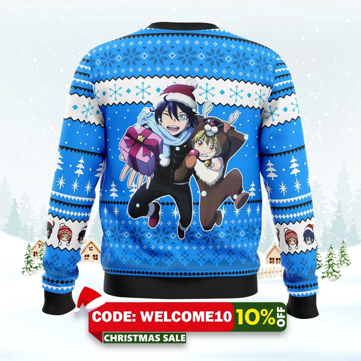 christmas noragami noragami ugly christmas sweater 2 christmas noragami noragami ugly christmas sweater 2