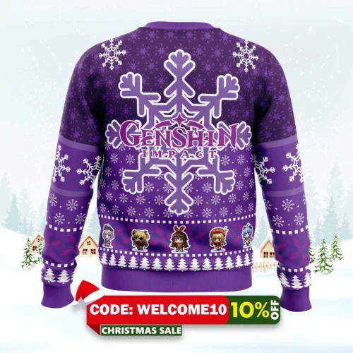 christmas quest genshin impact ugly christmas sweater 2