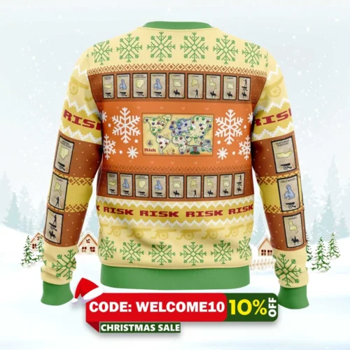 Christmas Risk Board Games Ugly Christmas Sweater 1 christmas risk board games ugly christmas sweater 2