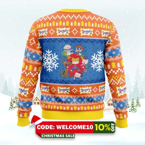 christmas rugrats nickelodeon ugly christmas sweater 2