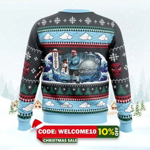 Christmas Sakonji Urokodaki Demon Slayer Ugly Christmas Sweater 1 christmas sakonji urokodaki demon slayer ugly christmas sweater 2