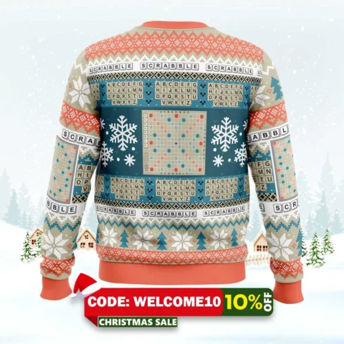 christmas scrabble board games ugly christmas sweater 2